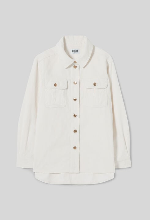 Sobrecamisa de terciopelo