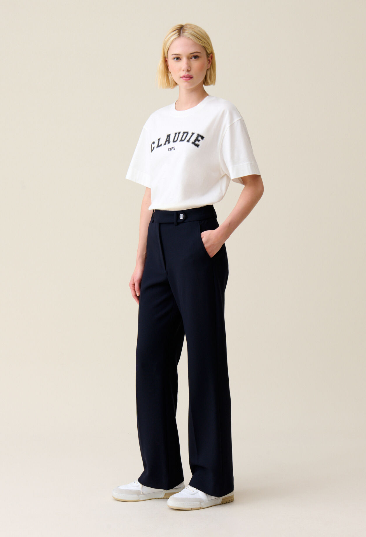 Camiseta de manga corta Claudie Paris