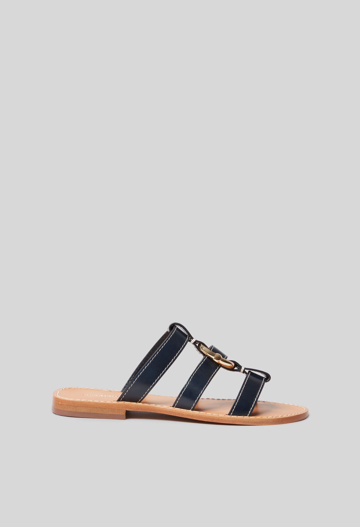 Sandalias con tiras y anillo