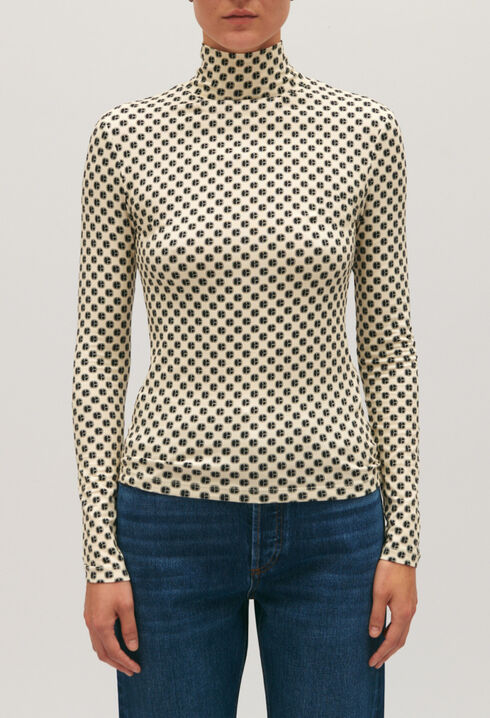 Jersey con monograma CP impreso