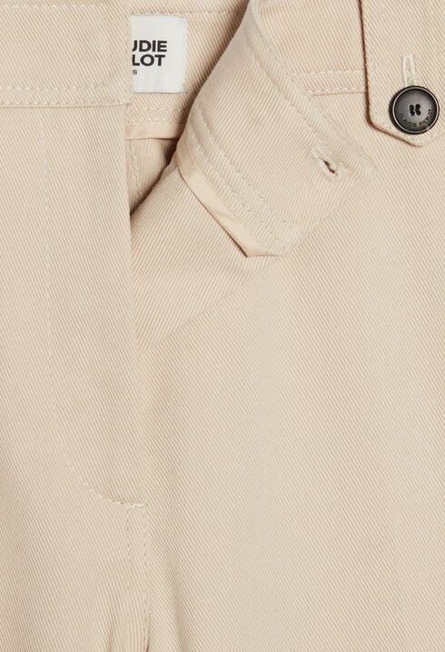 Pantalón cargo beige