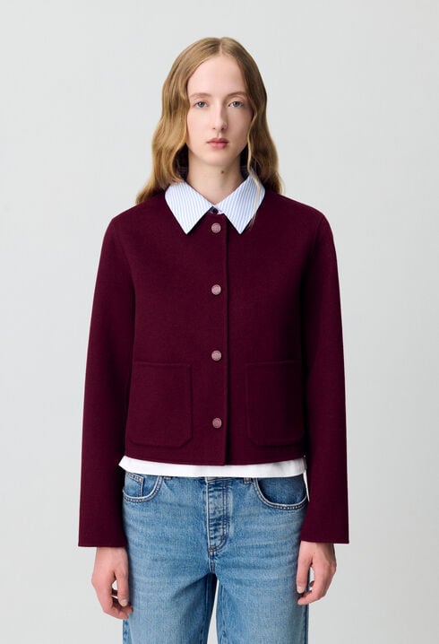 Chaqueta corta de lana