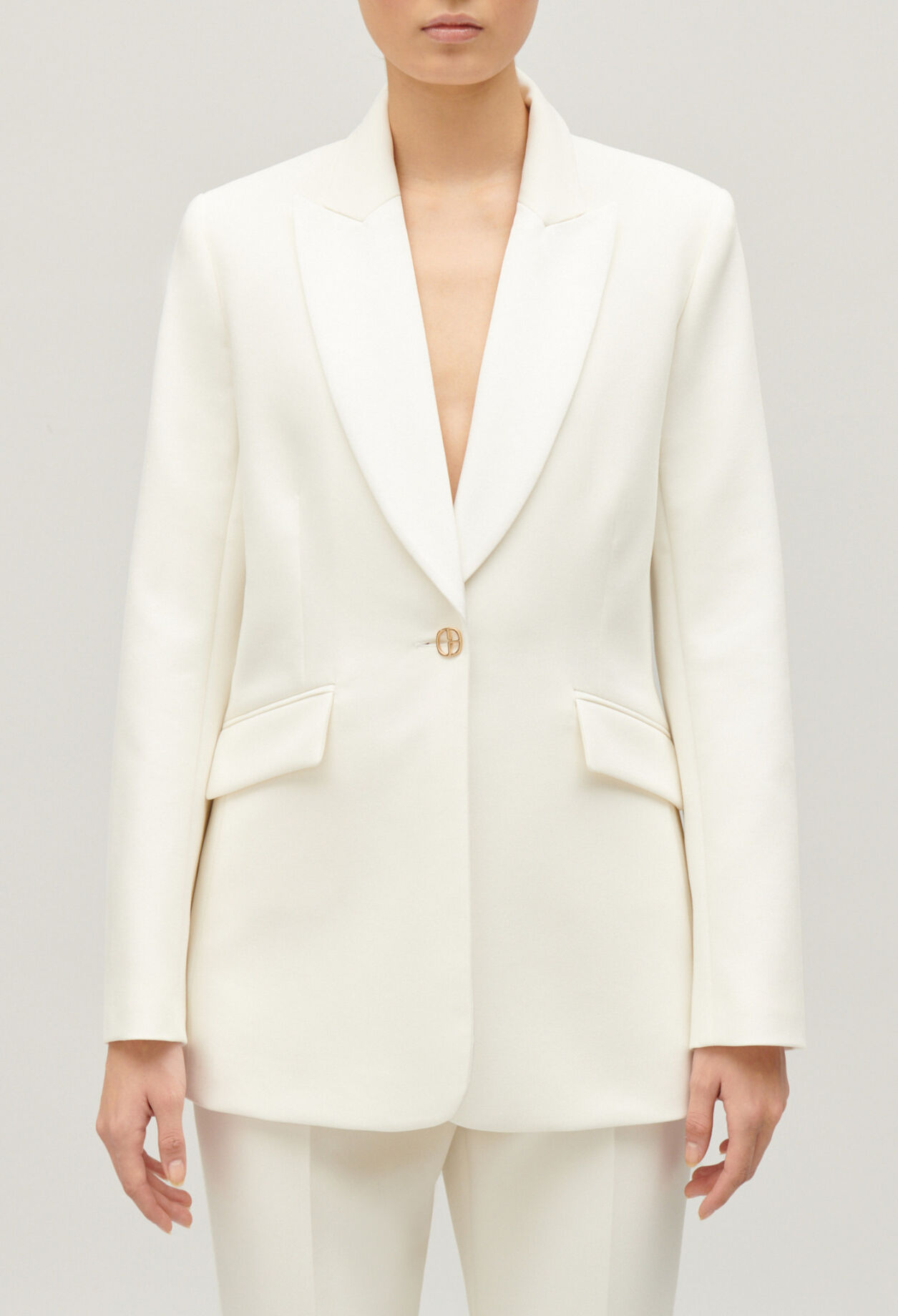 Chaqueta de sastre bimaterial