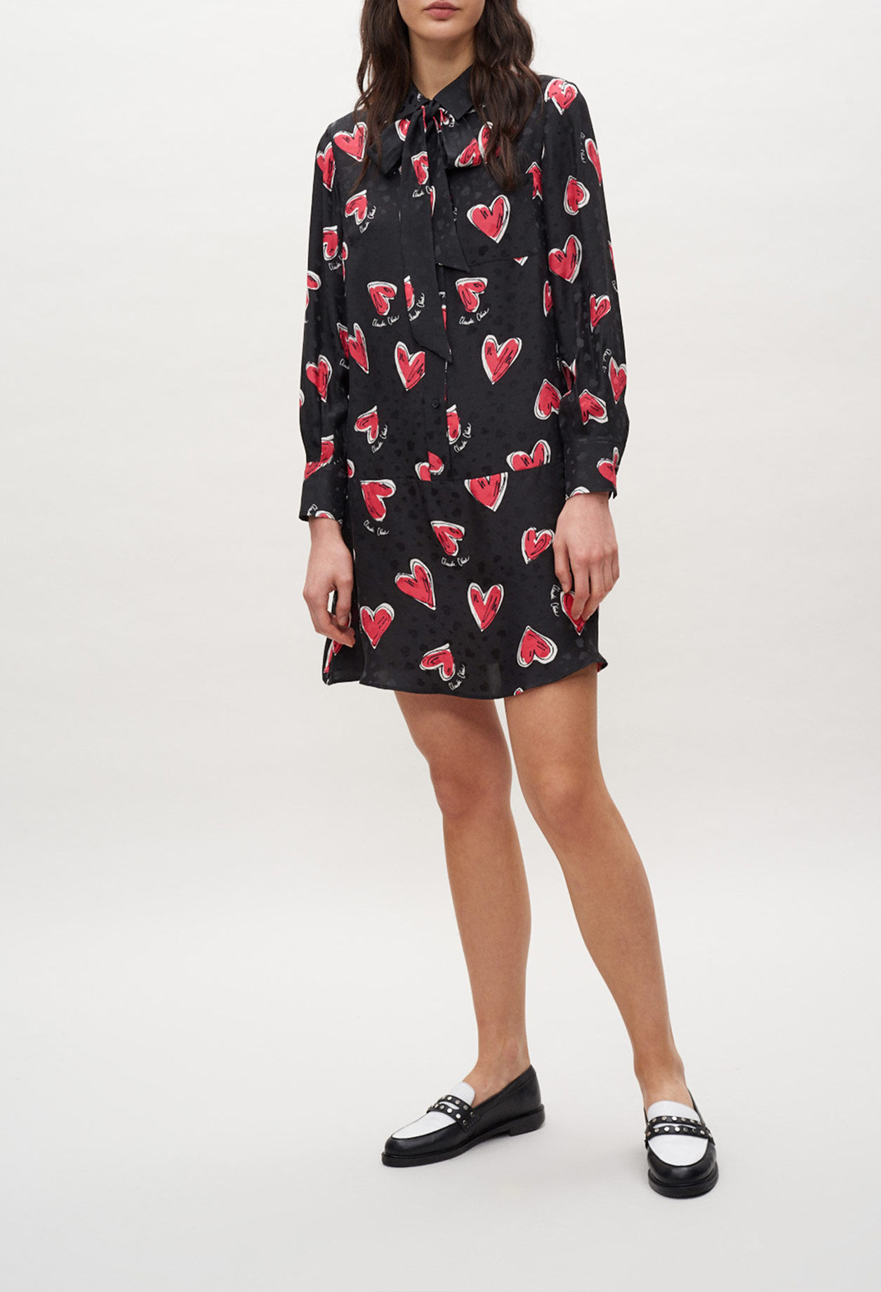 Vestido camisero estampado