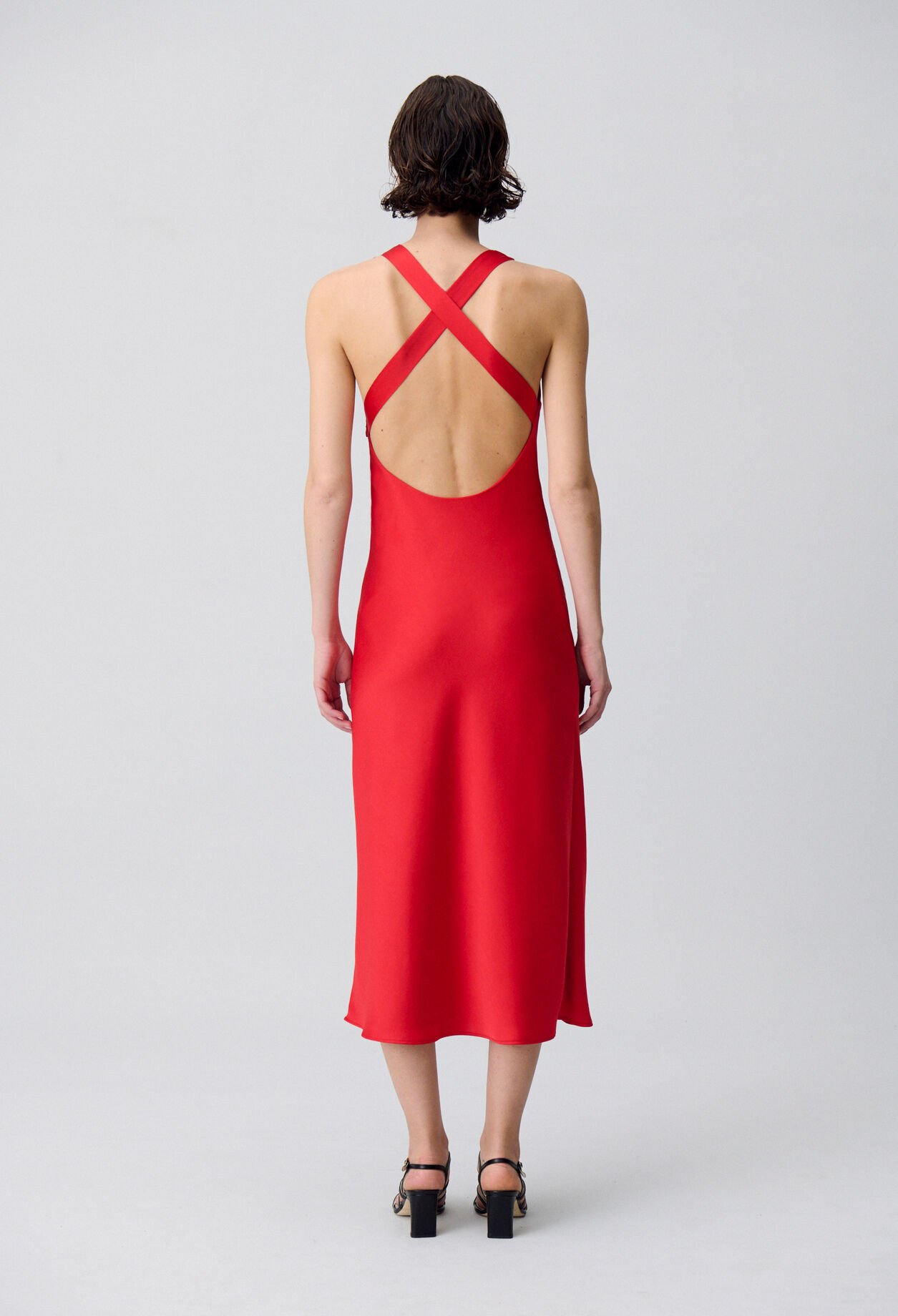 Vestido largo espalda descubierto