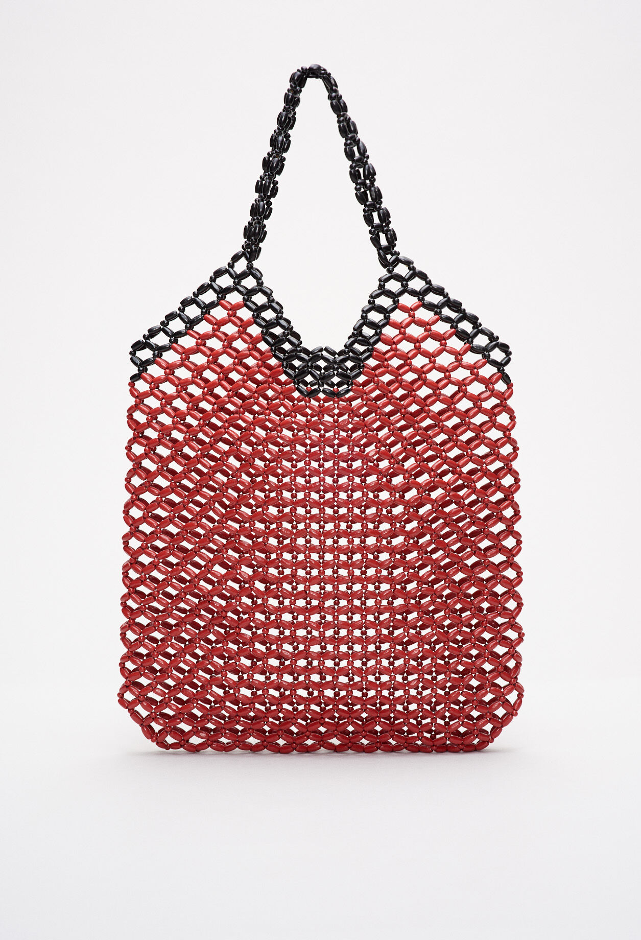 Bolso de perla de madera
