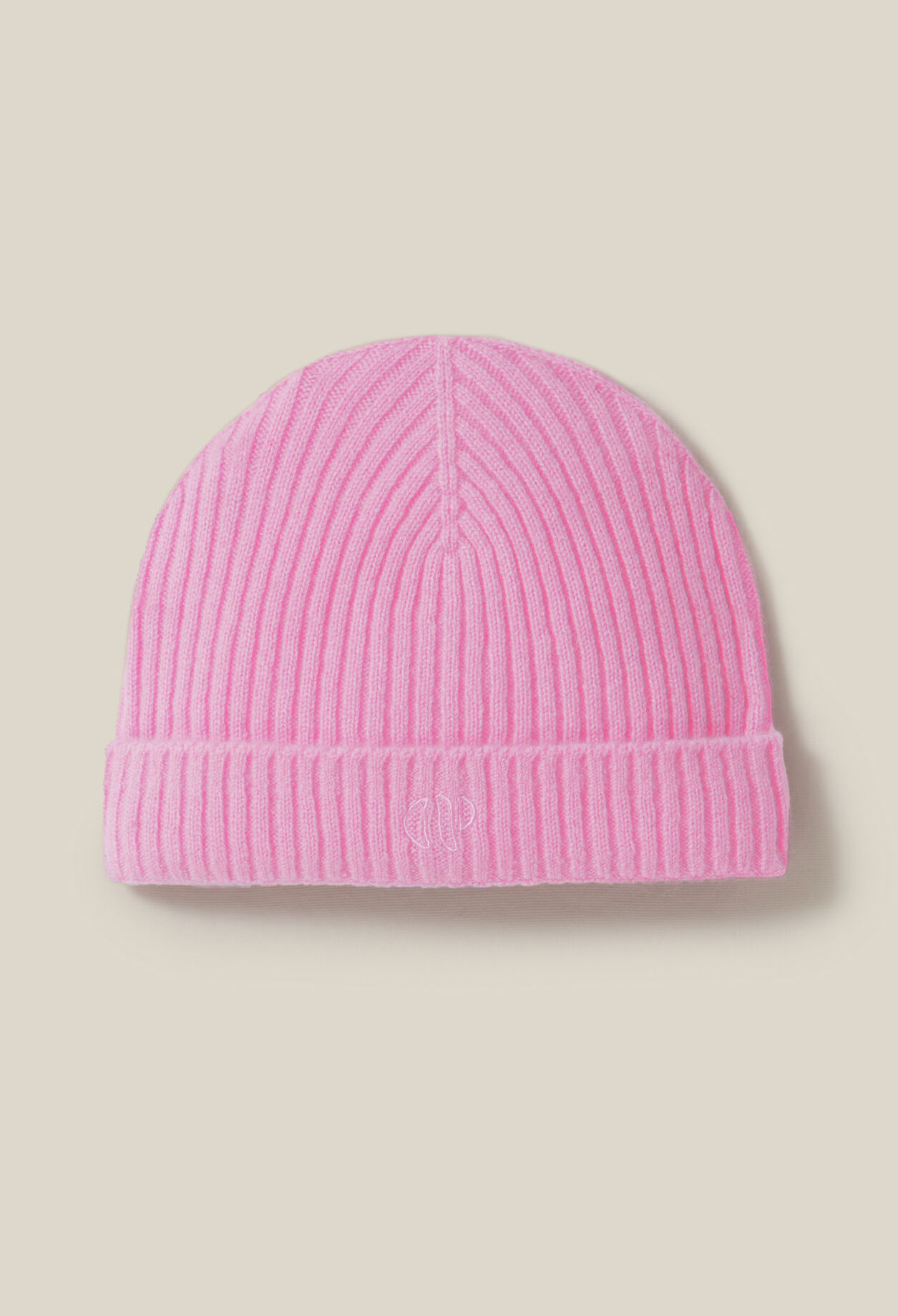 Gorro de canalé cachemir bordado CP