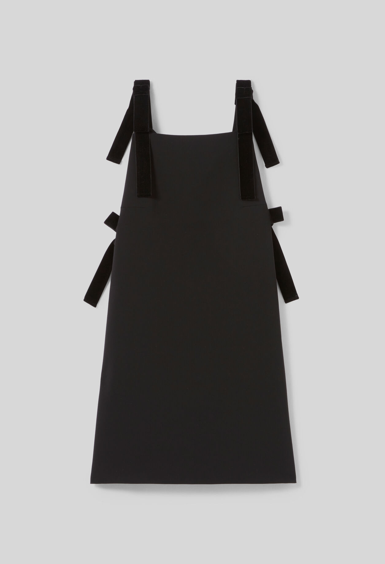 Vestido corto de terciopelo