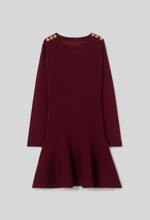 Vestido de punto estilo skater