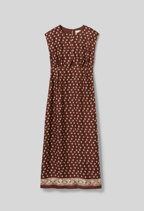 Vestido largo estampado