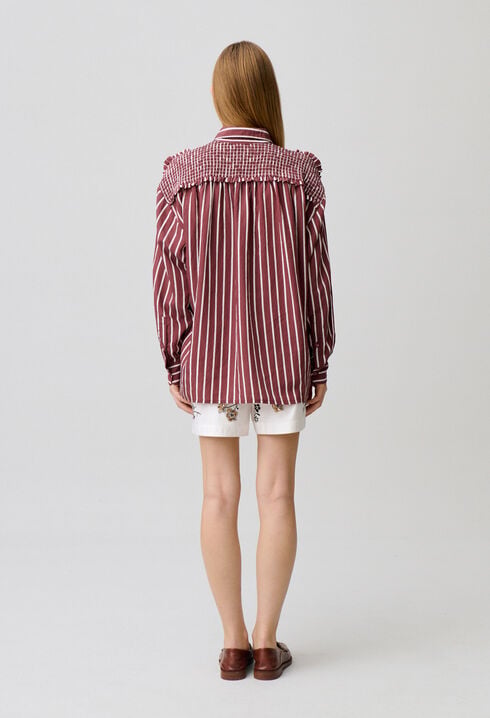 Camisa oversize de rayas