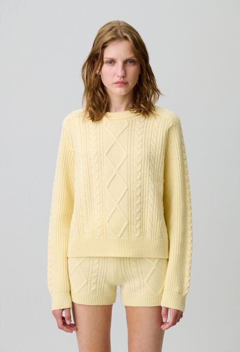 Jersey de punto jacquard oversized