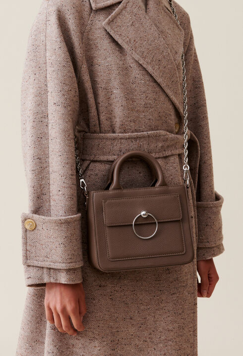 Bolso Anouck piel granulada cadena