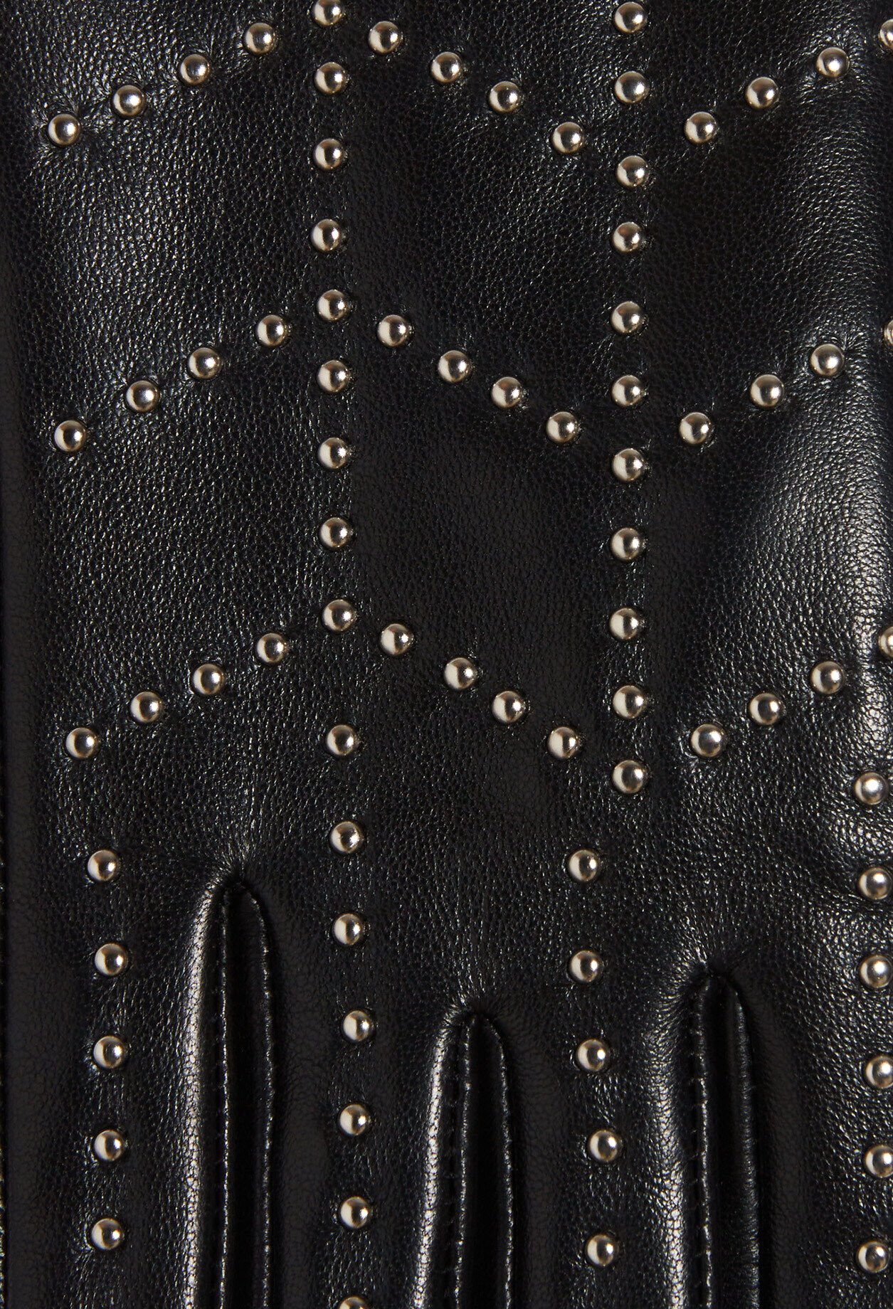 Guantes cuero con tachuelas