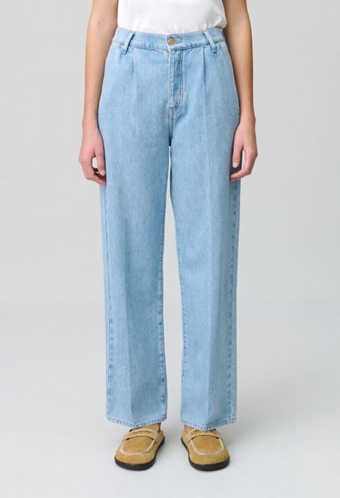 Vaqueros anchos de denim