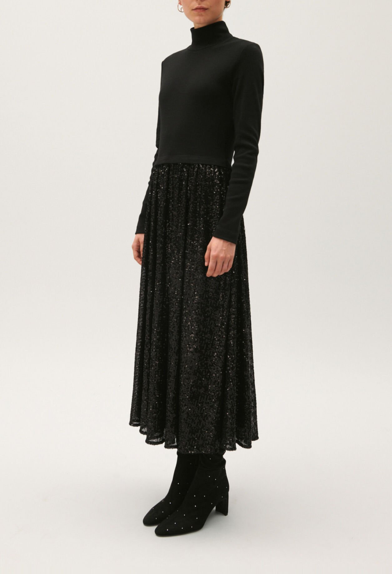 Vestido de lentejuelas negras