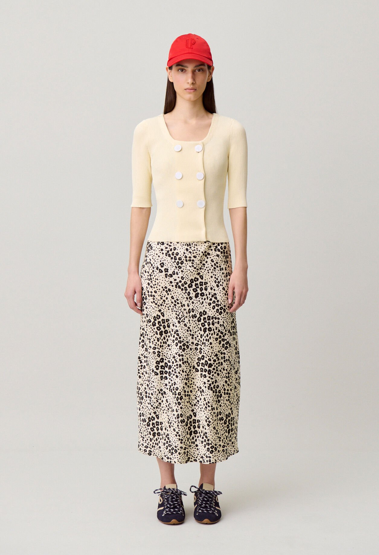 C&aacute;rdigan de punto cuello redondo