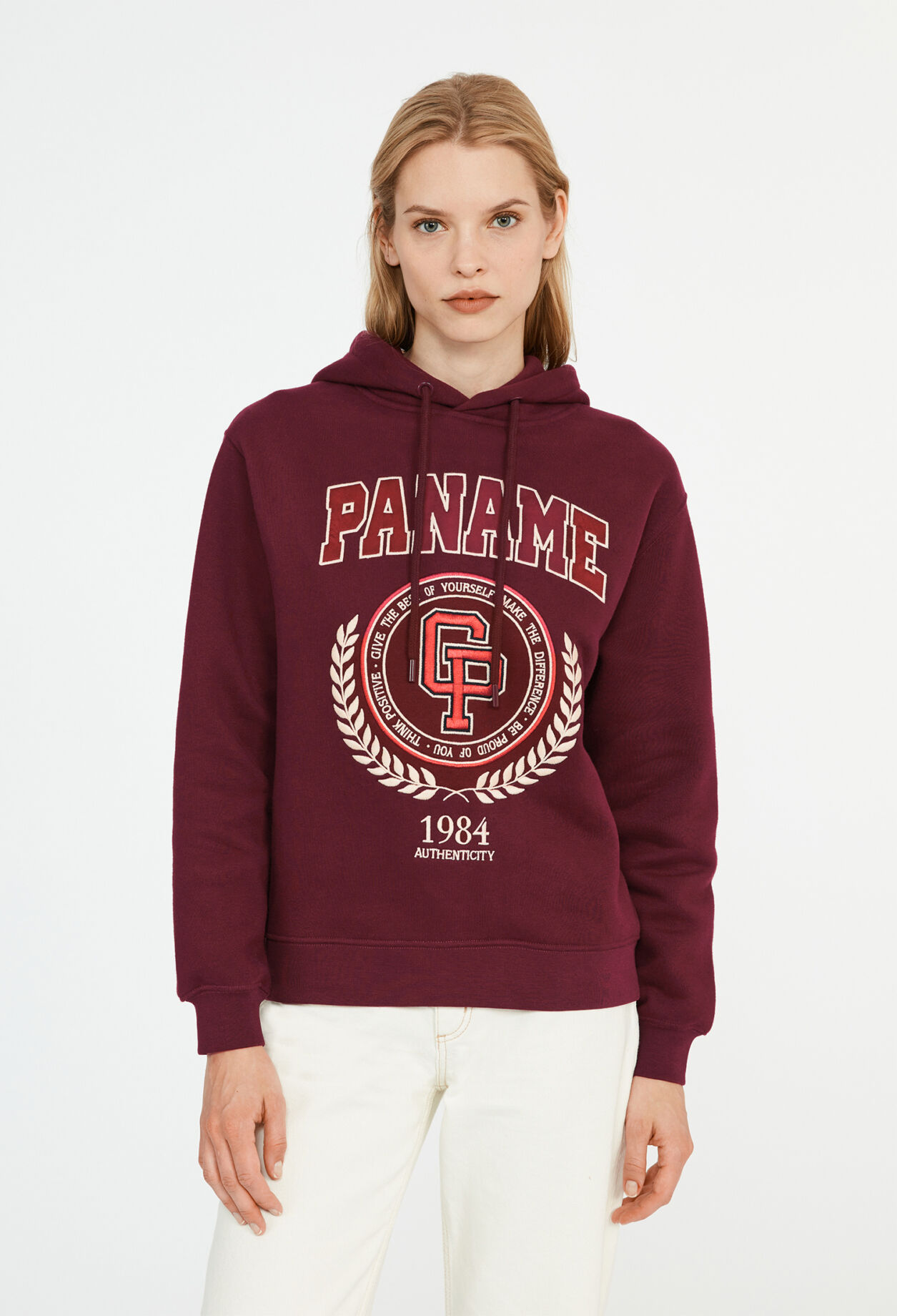 Sudadera con capucha de algodón