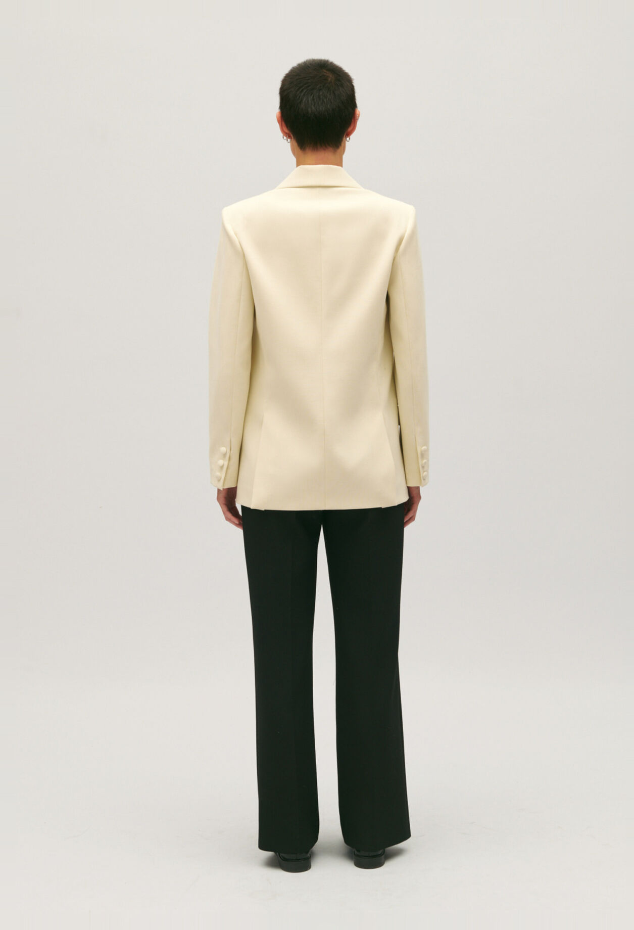 Chaqueta de traje de dos colores