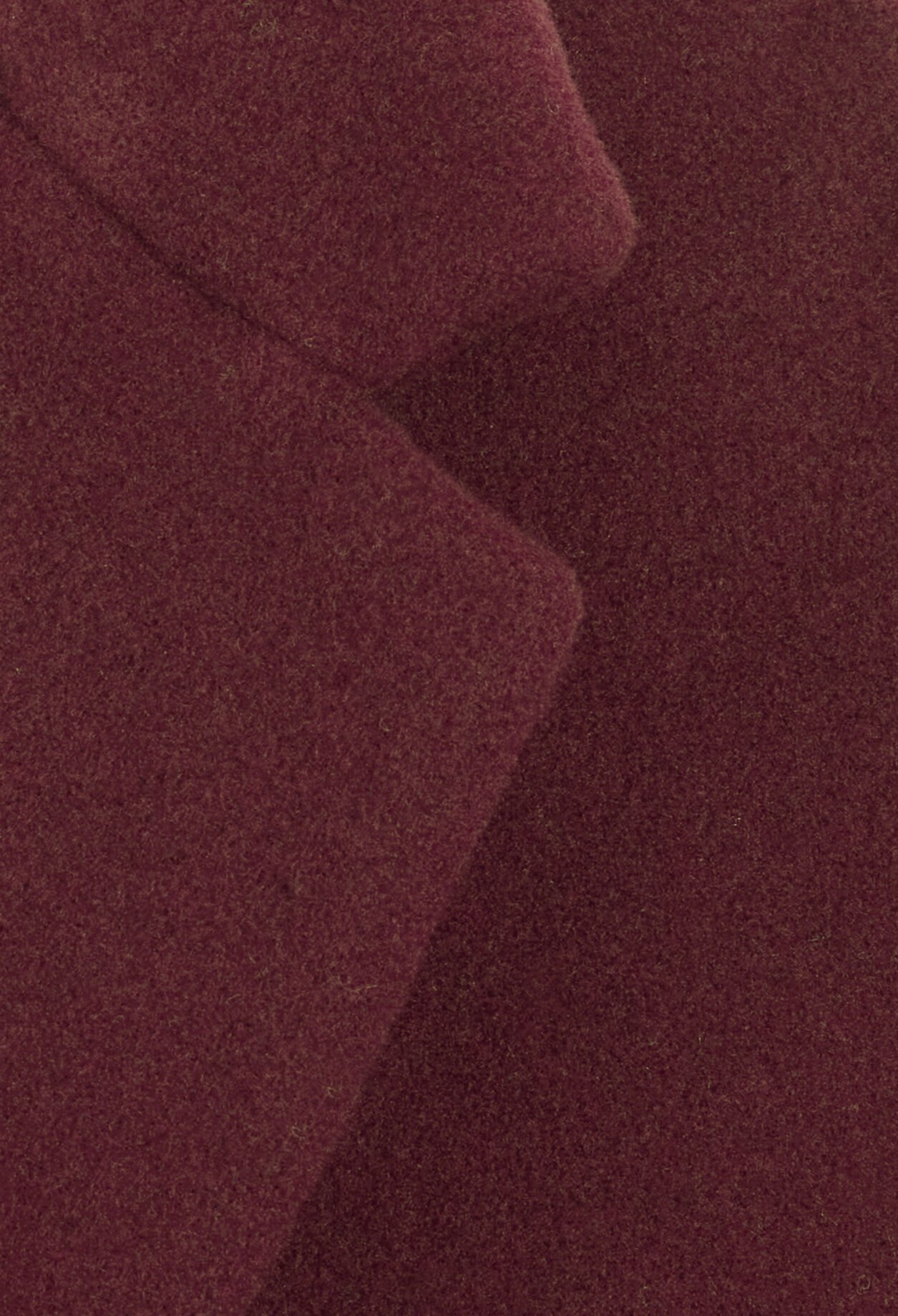 Abrigo midi de mezcla de lana