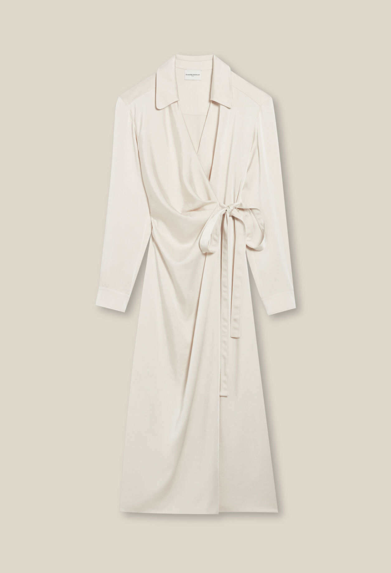 Vestido midi cruzado
