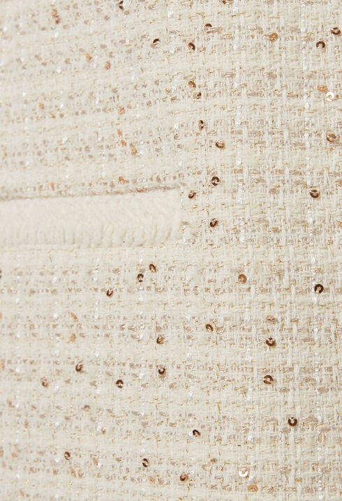 Vestido corto de tweed