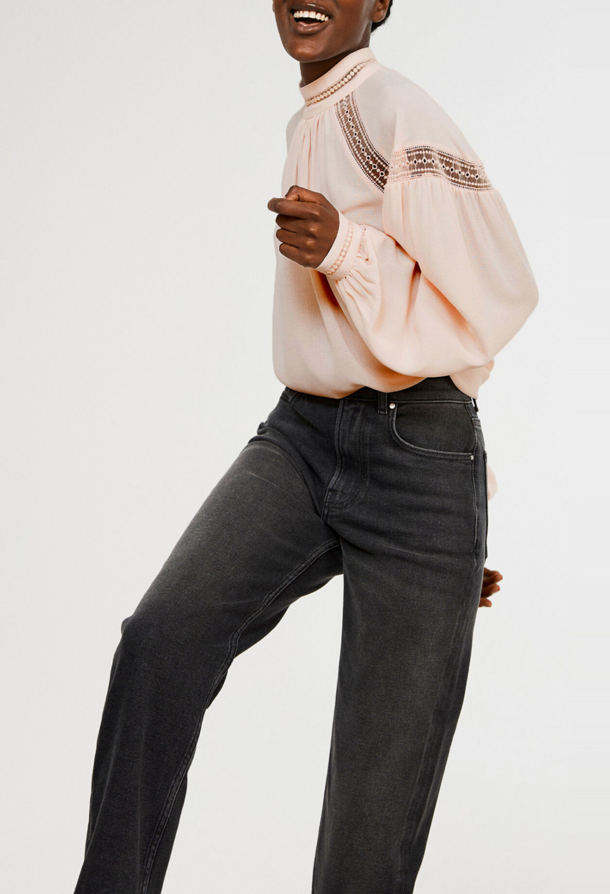 Blusa de encaje