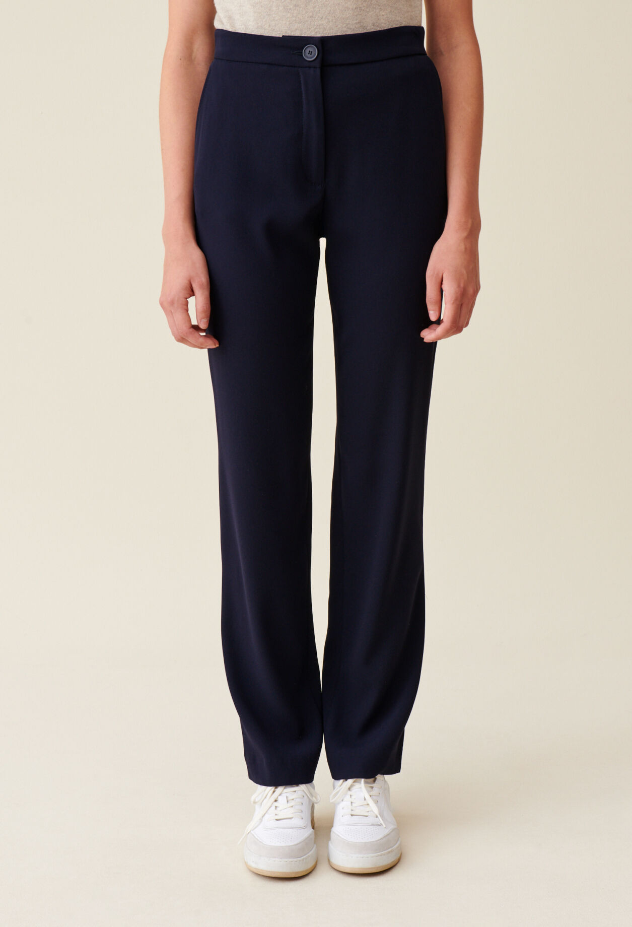 Pantalón de traje azul marino 