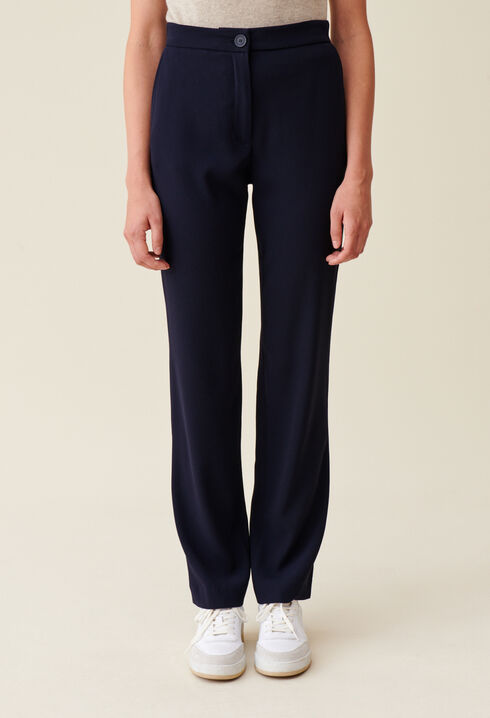 Pantalón de traje azul marino 