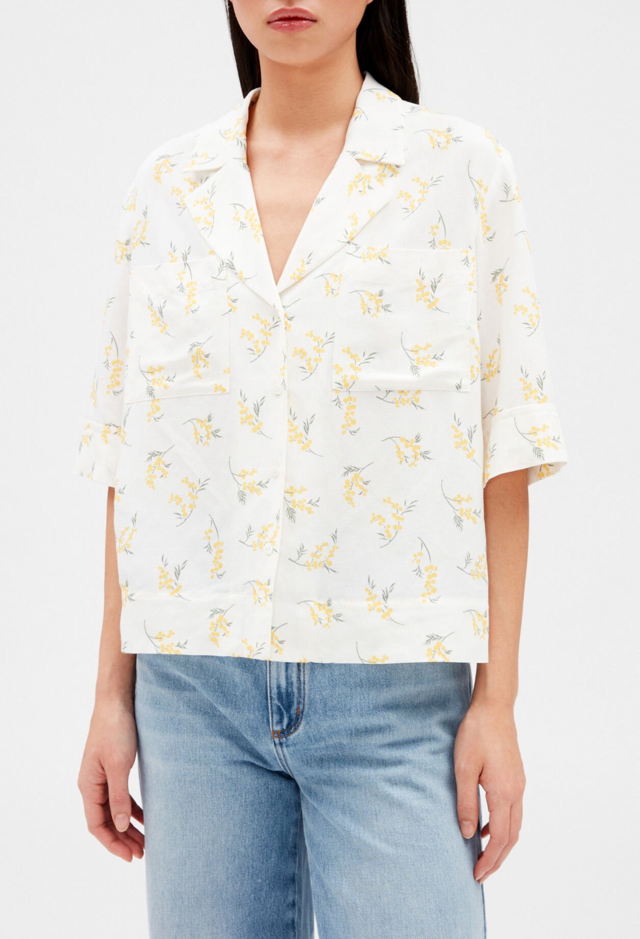 Camisa de manga corta mimosa