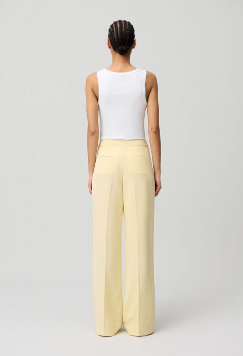 Pantalón con botones tipo pont