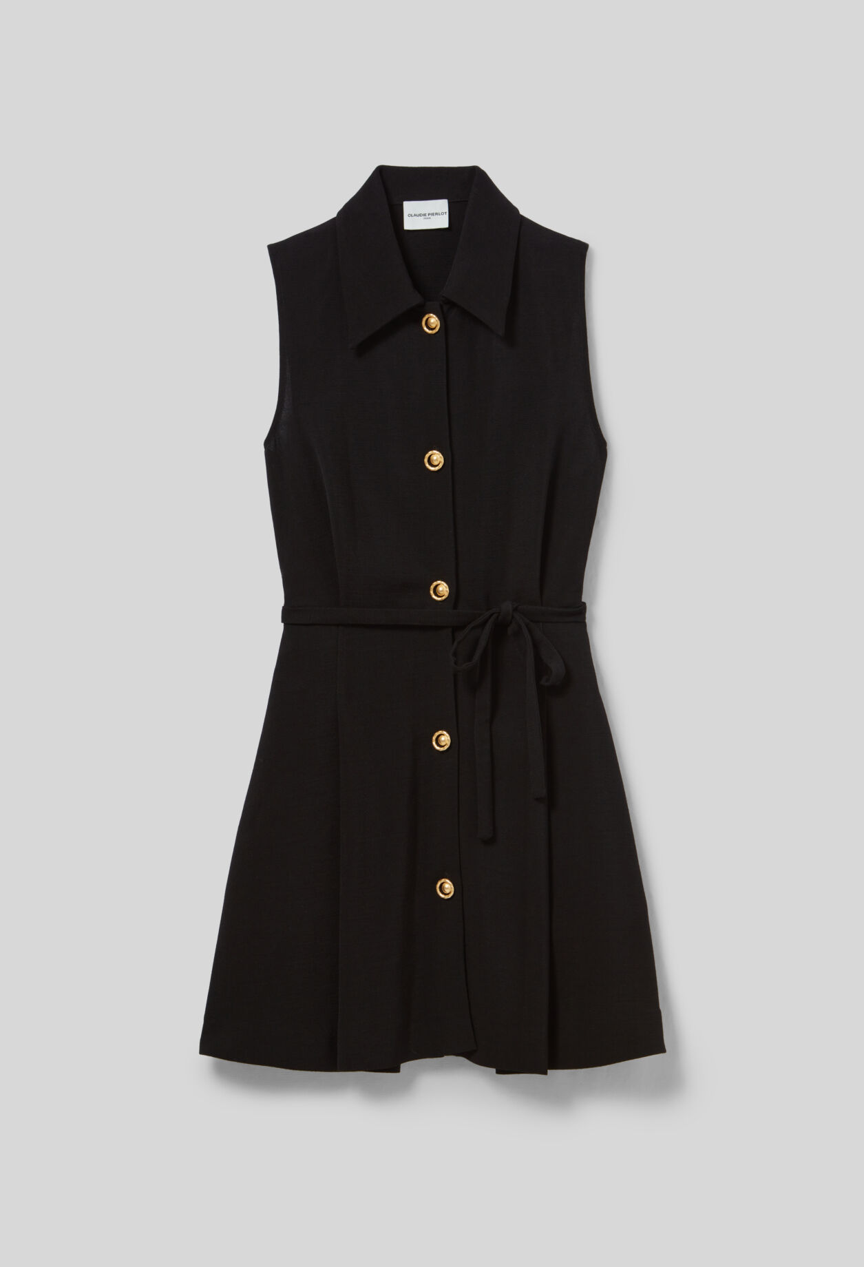 Vestido corto sin mangas