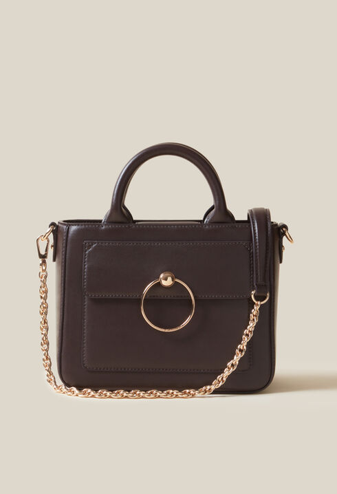 Bolso Anouck piel lisa cadena