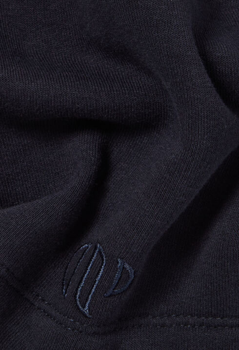 Sudadera con capucha azul marino