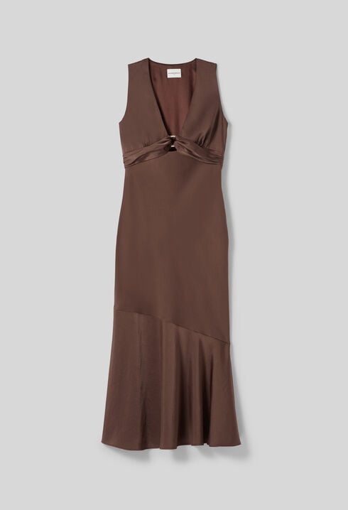 Vestido largo fluido