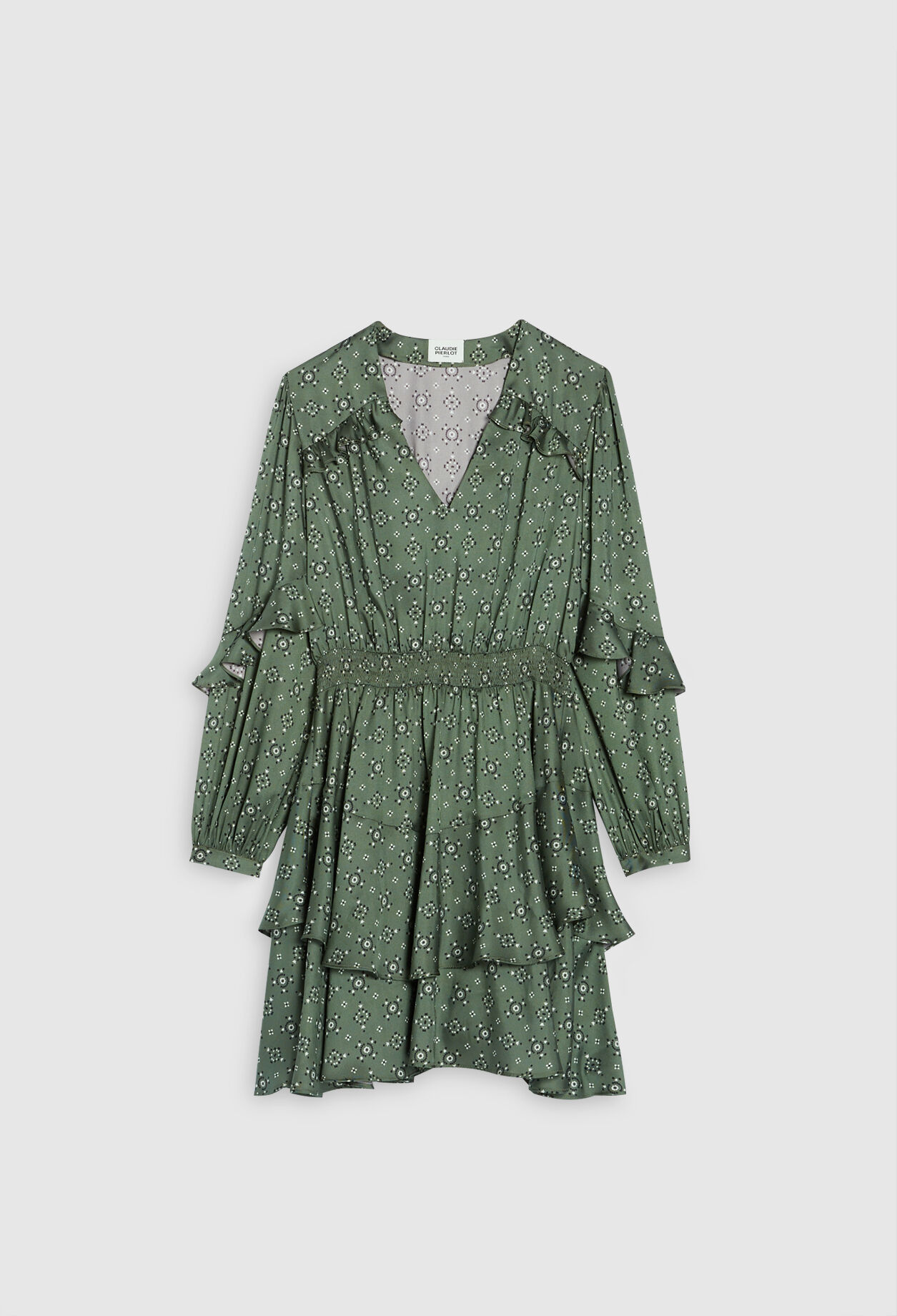 Vestido corto con cintura ajustada