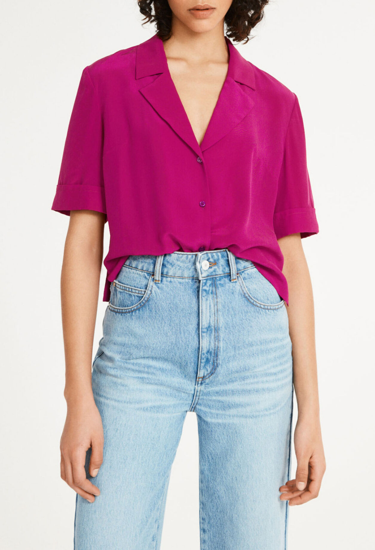 Blusa de seda