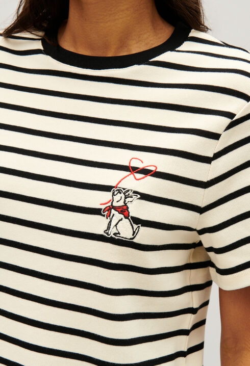Camiseta marinera de rayas bicolor
