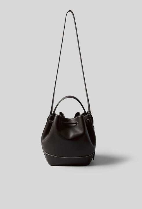Bolso de cuero tipo saco