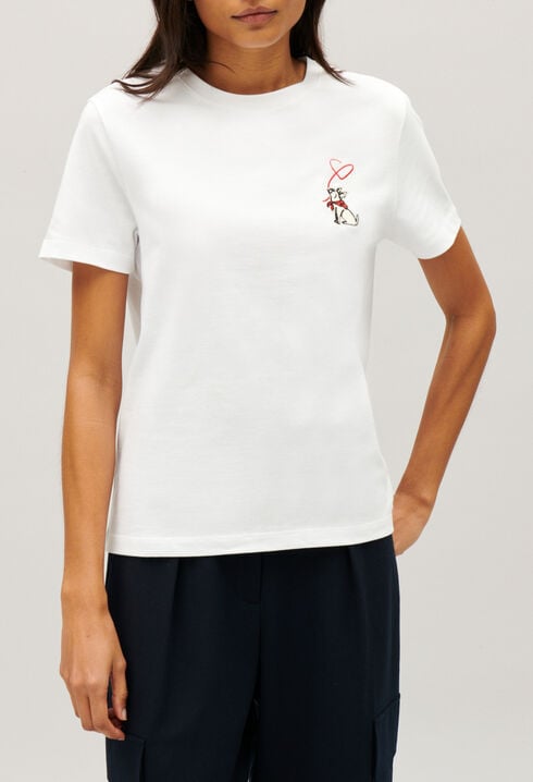 Camiseta Jean Toto en crudo