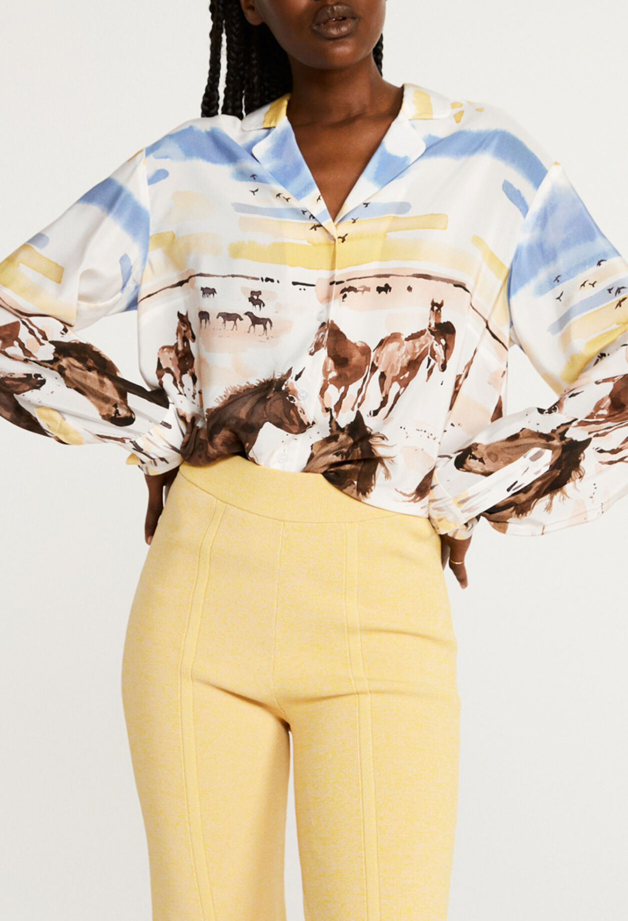 Camisa de seda
