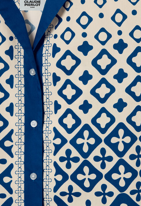 Camisa fluida estampada