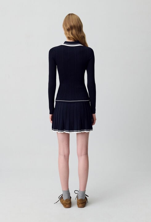 Vestido de punto tipo camisa