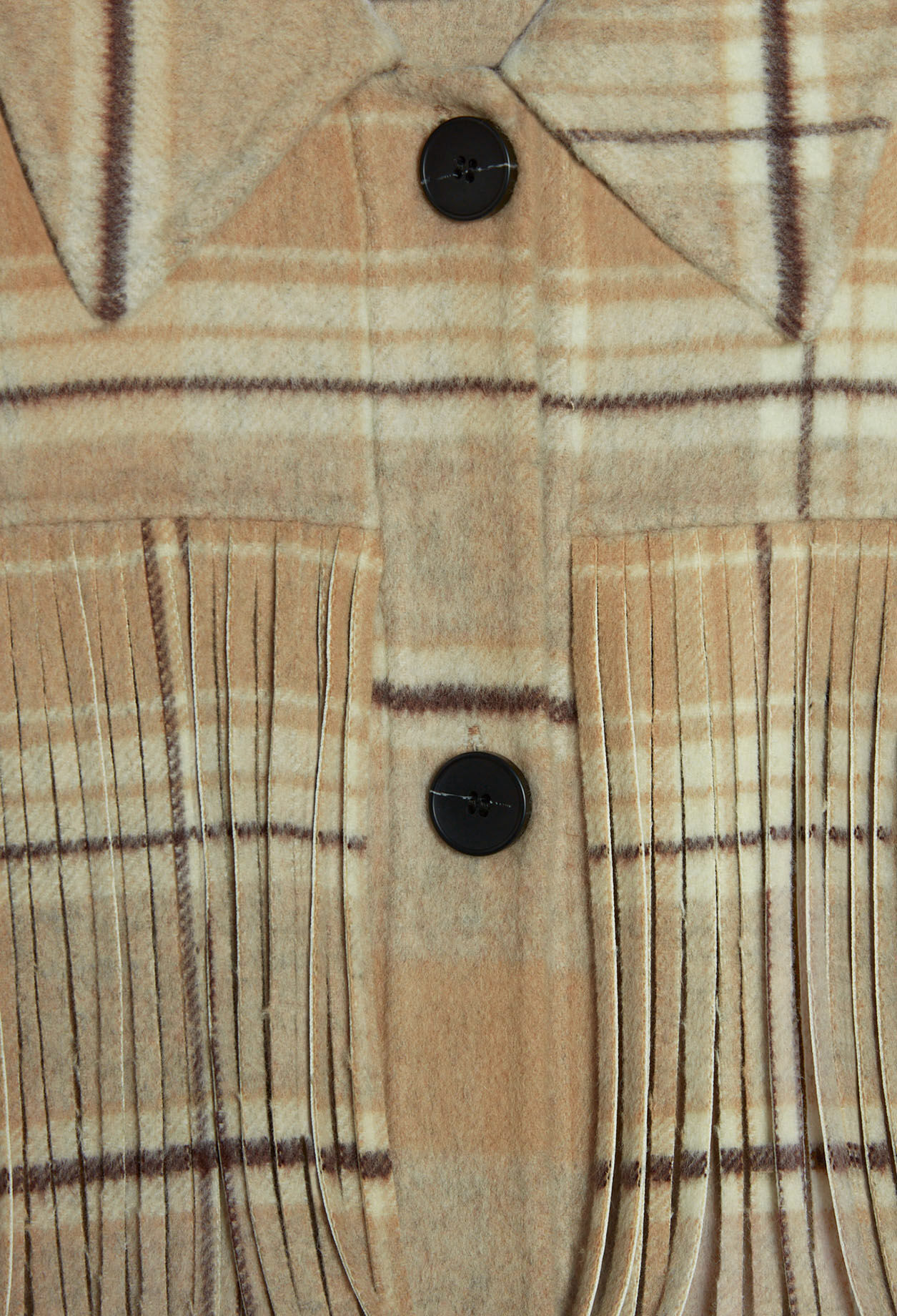 Chaqueta a cuadros oversize