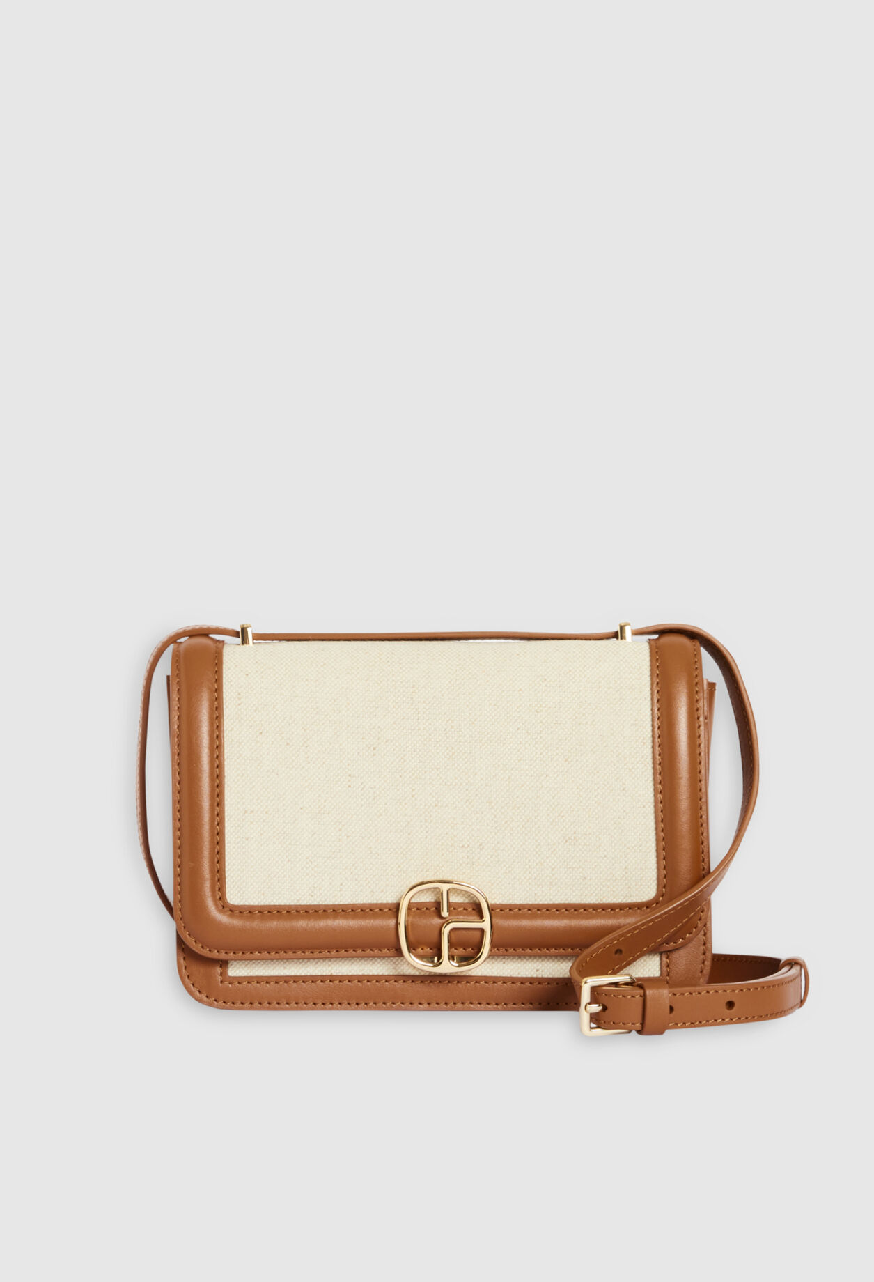 Bolso Alberto de tela en beige