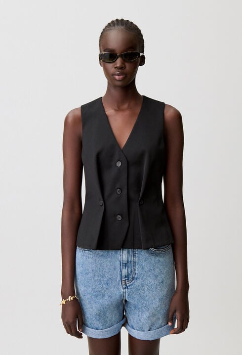 Chaleco de traje sin mangas