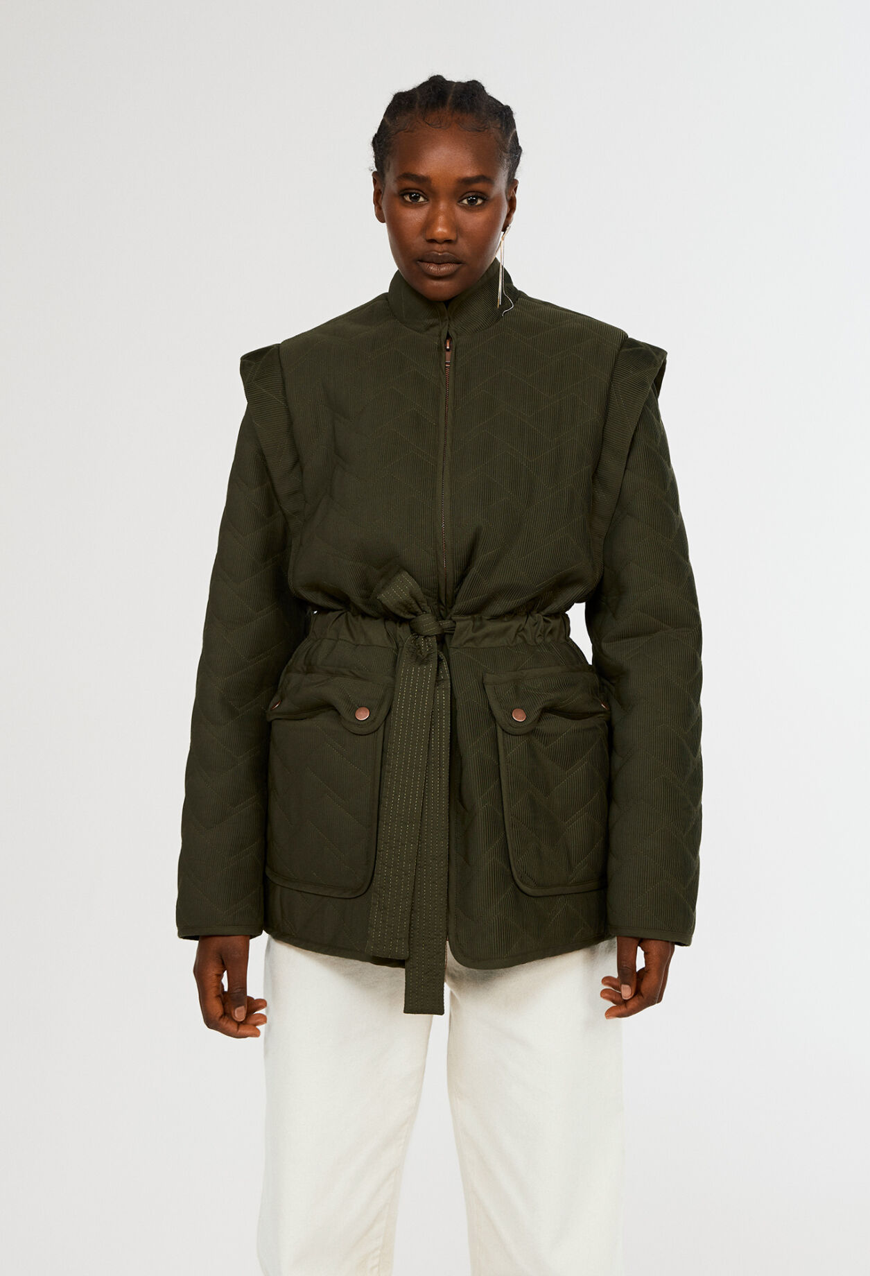Chaqueta de poliéster reciclado