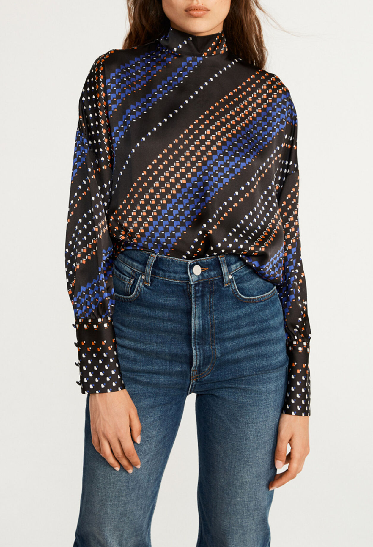 Blusa con motivos