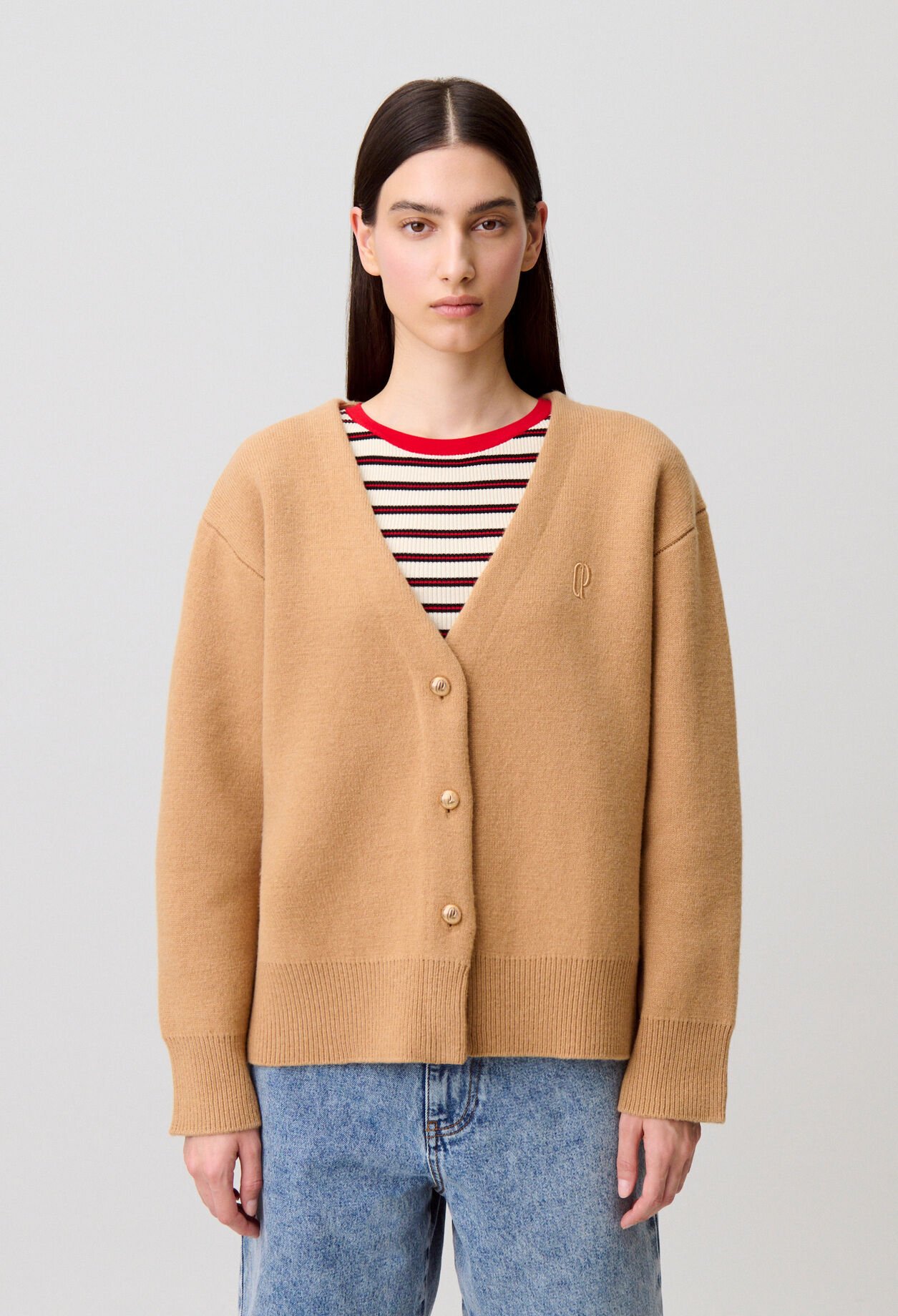 C&aacute;rdigan de punto oversize