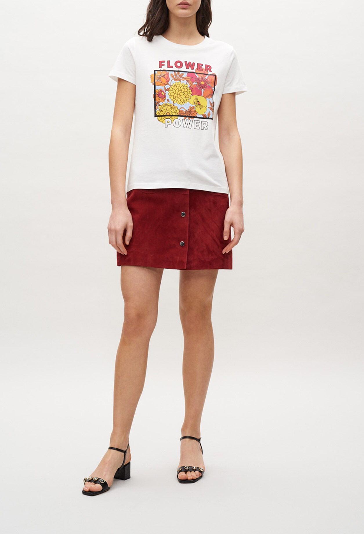 Camiseta de flores